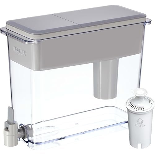 Brita UltraMax Large Water Dispenser With Standard Filter, BPA-Free, Replaces 1,800 Plastic Water Bottles a Year, Lasts Two Months or 40 Gallons, Includes 1 Filter, Kitchen Accessories, Large - 27-Cup - Image 1