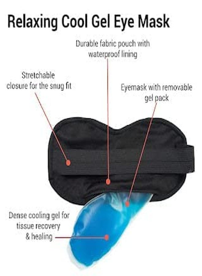 Kedva Cooling Gel Relaxing Eye Mask for Dark Circles Dry Eyes Cooling Eyes Pain Relief Redness Eye Patches Sleeping Cool Pad Suitable for All Family Members Sleeping Eye Cover (3) - Image 5