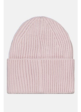 Reebok Men Embroidered Logo Knitted Beanie, Pink  - Image 2