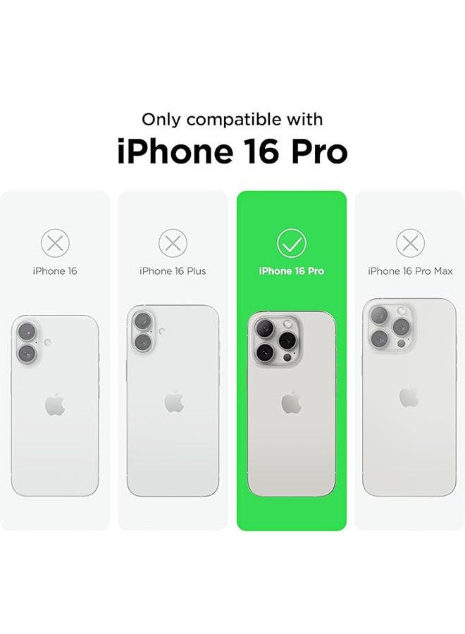 Liquid Silicone Case Cover for Apple iPhone 16 Pro, Anti Scratch Shockproof Cover, Comfortable Hold Touch Feeling and Anti-fingerprint - Denim Blue - Image 5