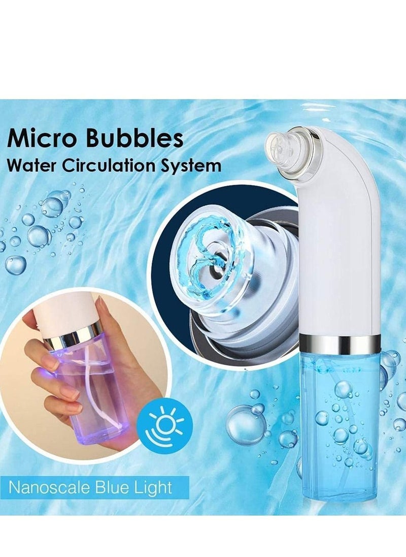 NIBEMINENT Blackhead Remover Pore Vacuum Cleaner, Facial Cleaner Comedone Extractor, USB Rechargeable Black Head Suckers with 3 Adjustable Suction Power and 6 Replacement Probes  - Image 4