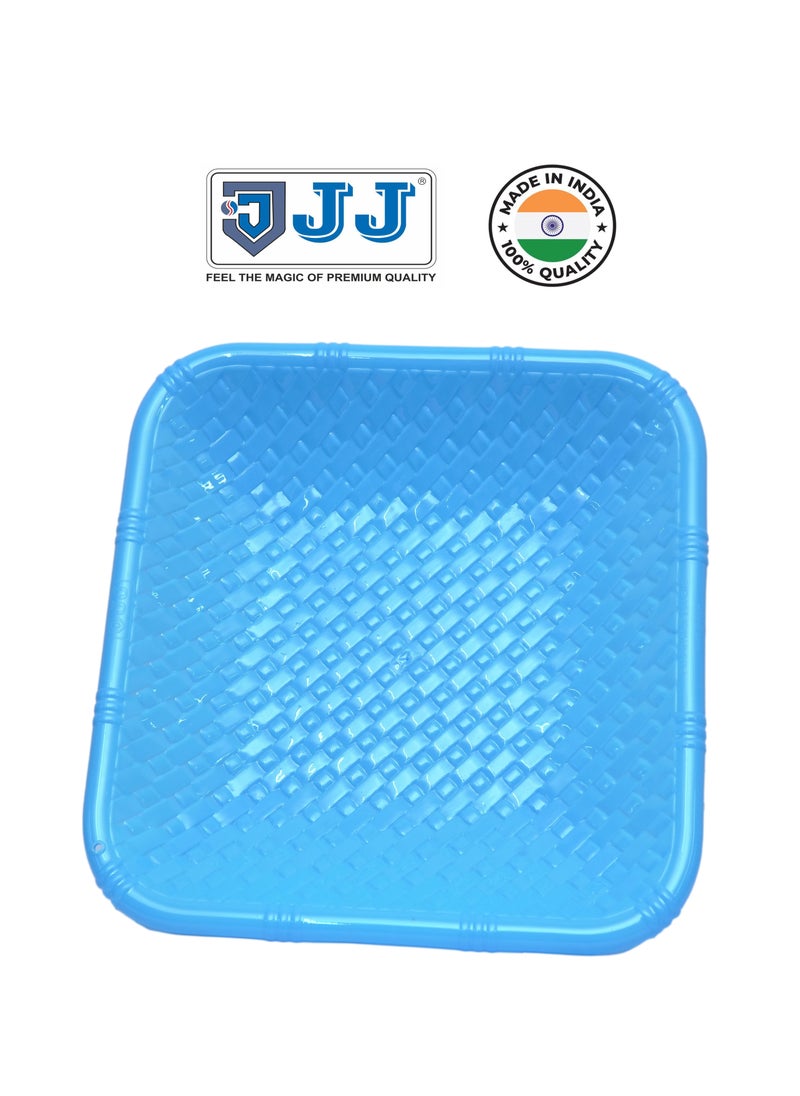 JJ - Smart Aluva Muram Plate Small Blue - Image 1