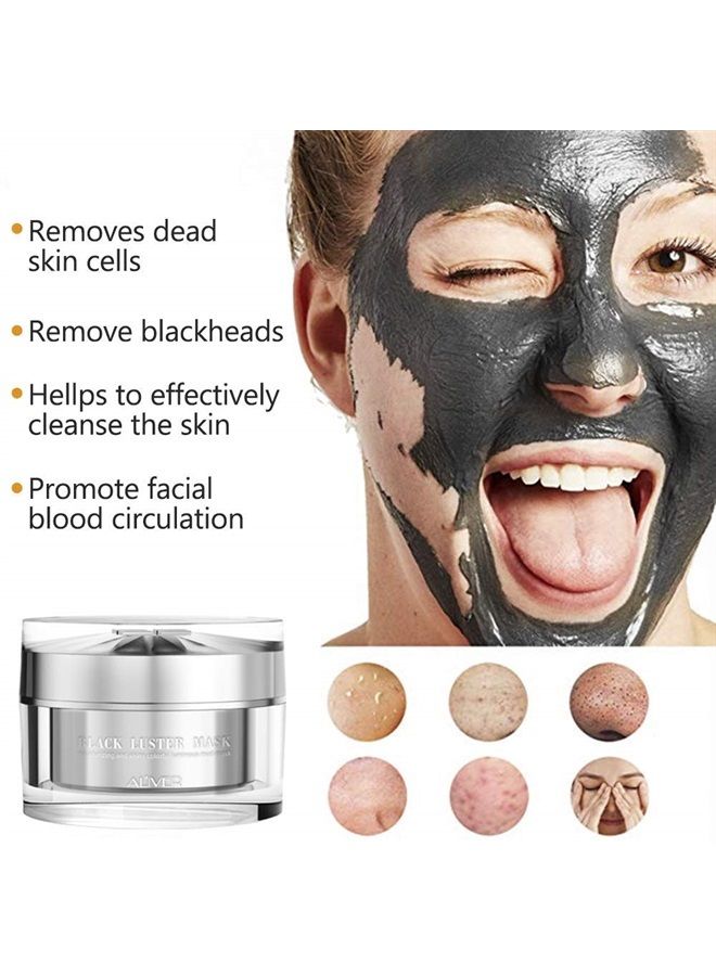 Find Back Facial Mask Magnetic Kit, Moisturizing Magnetic Peel Off Face Mask, Anti-Aging Skincare Mineral-Rich Natural Dead Sea Mud Mask Deep Pore Cleaning for Men and Women(50ml) - Image 5