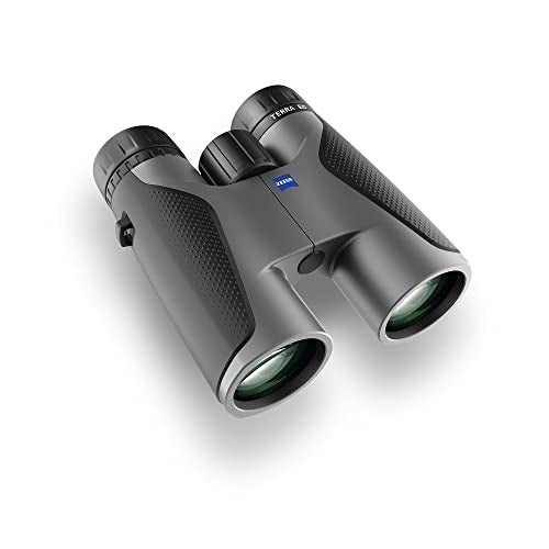 Zeiss مناظير ZEISS تيرا ED 8x42 مقاومة للماء، وتركيز سريع مع زجاج مطلي للحصول على وضوح مثالي في جميع ظروف الطقس لمشاهدة الطيور، والصيد، والسياحة، رمادي - Image 4