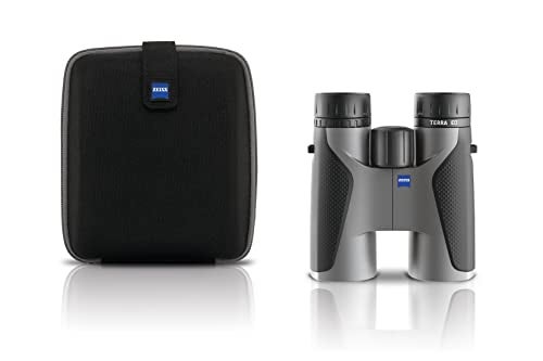 Zeiss مناظير ZEISS تيرا ED 8x42 مقاومة للماء، وتركيز سريع مع زجاج مطلي للحصول على وضوح مثالي في جميع ظروف الطقس لمشاهدة الطيور، والصيد، والسياحة، رمادي - Image 5