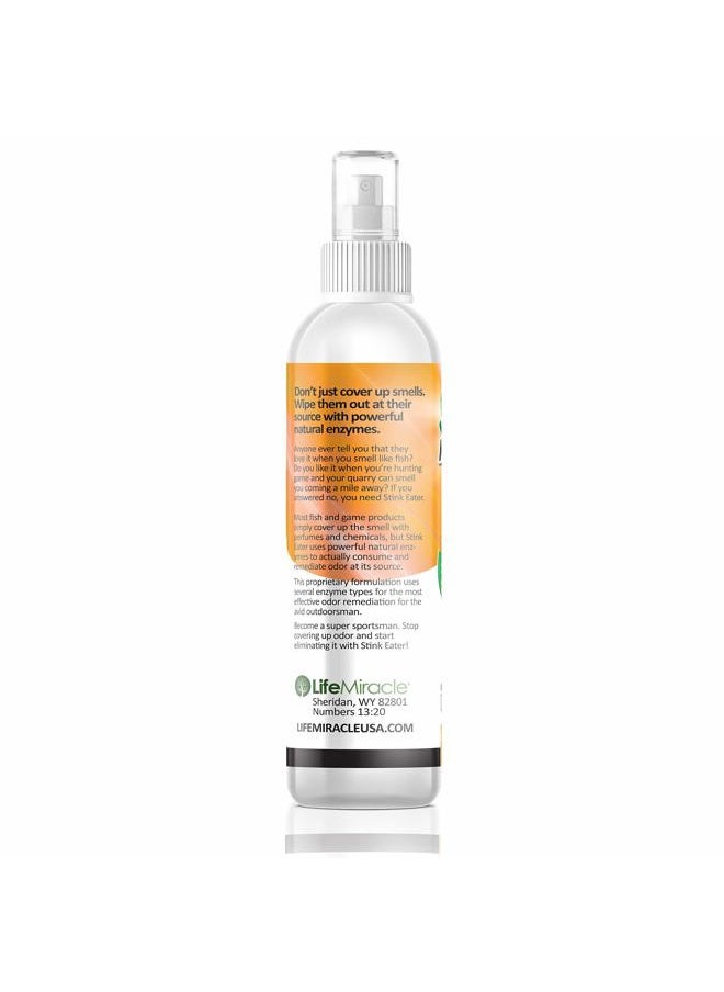 Life Miracle - Stink Muncher Fish and Game Natural Enzyme Odor Eliminator and Remover Spray | Smell Proof Your Fishing, Hunting and Sports Clothing, Shoes and Equipment | Made In USA - Image 1