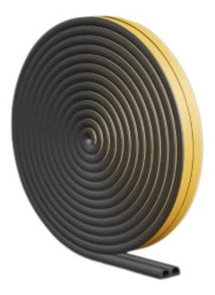TEGRILO Weather Stripping Door Seal Strip Door Weather Stripping Door Seal Strip D Type for Doors and Windows, Exterior Door Weather Stripping Soundproofing  - Image 1