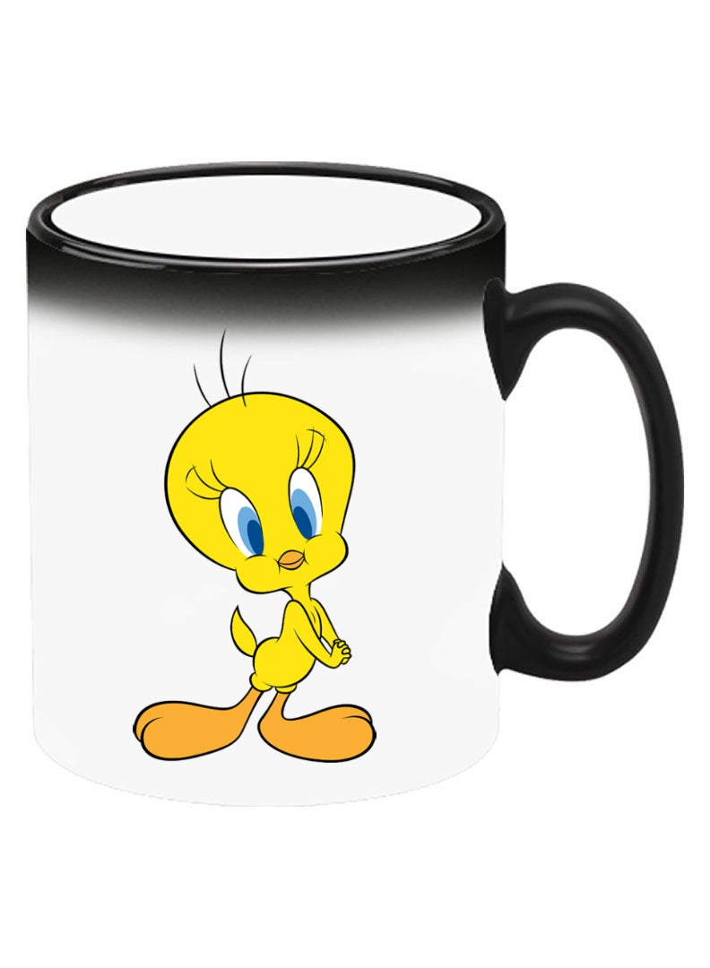 Theodor Color Changing Heat Sensitive Ceramic Mug, Image Revealed When HOT Liquid is Added! Tweety - Image 2