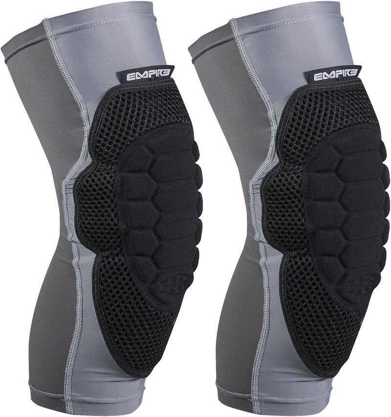 Empire Paintball Neoskin Knee Pads - Black/Grey (Youth) - Image 1
