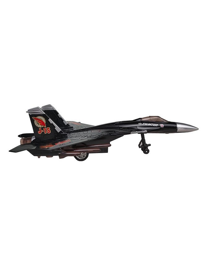 HSOMiD Army Air Force Fighter Jet Toy Military Airplane - Fun Lights and Sounds, Bump and Go Action Pretend Play Kids Aircraft Bomber Plane - Image 4