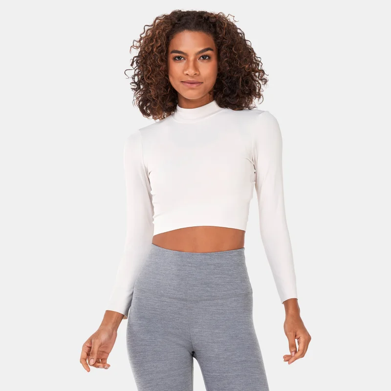 Nike Women's Yoga Dri-FIT Luxe Long Sleeve Crop Top