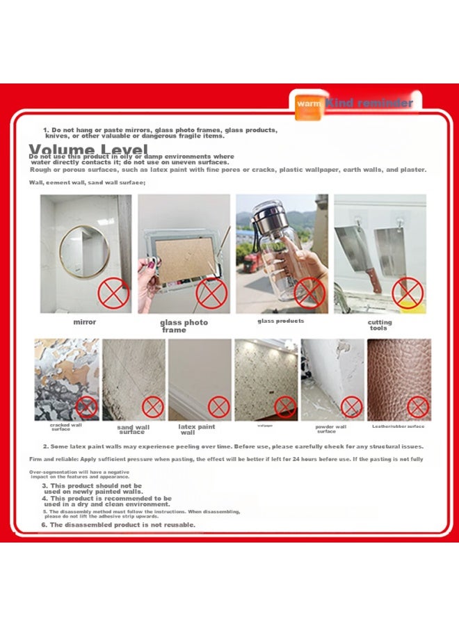 Oumai Grid Double-Sided Tape, Base Adhesive Tape, Seamless Strong Fixation Sticker, Couplets, Spring Festival Couplets, High Viscosity Carpet Double-Sided Tape, Ultra-Adhesive Yellow, 50Mm Wide × 20 Meters, 3 Rolls - Image 5