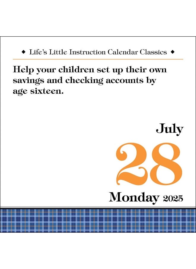 Life's Little Instruction 2025 Day-to-Day Calendar - pzsku/Z4FFA69DA45DF46F303BFZ/45/_/1737572600/9bf84811-e8f8-47ff-a3ae-c8f1cb93b1c1