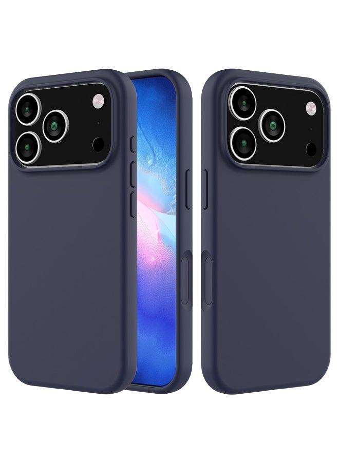 Liquid Silicone Protective Case Compatible with iPhone 17 Pro 6.3-Inch, Slim Matte Back Cover, Silky Soft Touch, Shockproof Design, Anti-Fingerprint with Microfiber Lining - Image 1
