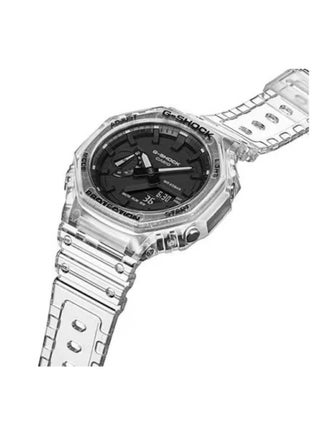 G-Shock GA-2100SKE-7ADR Men's Transparent Watch – Carbon Core Guard, Shock Resistant, 200M Water Resistant, Analog-Digital, LED Light, World Time, Skeleton Series - view 2