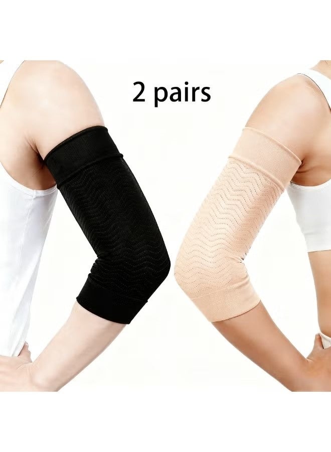 يساعد مشد الضغط الأصلي على شد ترهلات الذراعين واليدين وتنسيق المنطقة بسرعة دون أي آثار جانبية. مقاس حر (زوجان). - Image 1