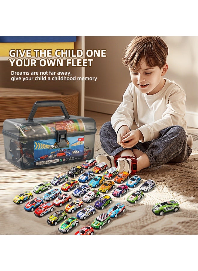 سيارات صغيره，العاب سيارات اطفال，العاب اطفال سيارات，لعبة سيارات，العاب سيارات，مجموعة سيارات السحب الخلفي 48 قطعة، مجموعة ألعاب سيارات السباق، مجموعة مركبات ألعاب الشاحنات العقلية بالجملة، سيارات ألعاب للأطفال من سن 3-8 سنوات حشو حقائب الهدايا الصغيرة لحفلات توزيع هدايا الأطفال للأولاد والبنات - Image 2