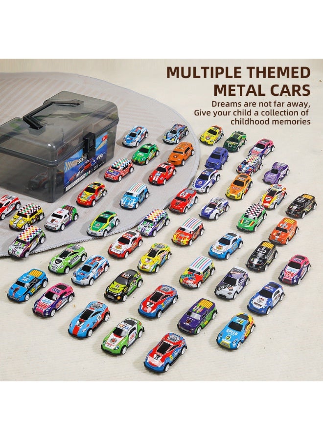 سيارات صغيره，العاب سيارات اطفال，العاب اطفال سيارات，لعبة سيارات，العاب سيارات，مجموعة سيارات السحب الخلفي 48 قطعة، مجموعة ألعاب سيارات السباق، مجموعة مركبات ألعاب الشاحنات العقلية بالجملة، سيارات ألعاب للأطفال من سن 3-8 سنوات حشو حقائب الهدايا الصغيرة لحفلات توزيع هدايا الأطفال للأولاد والبنات - Image 3