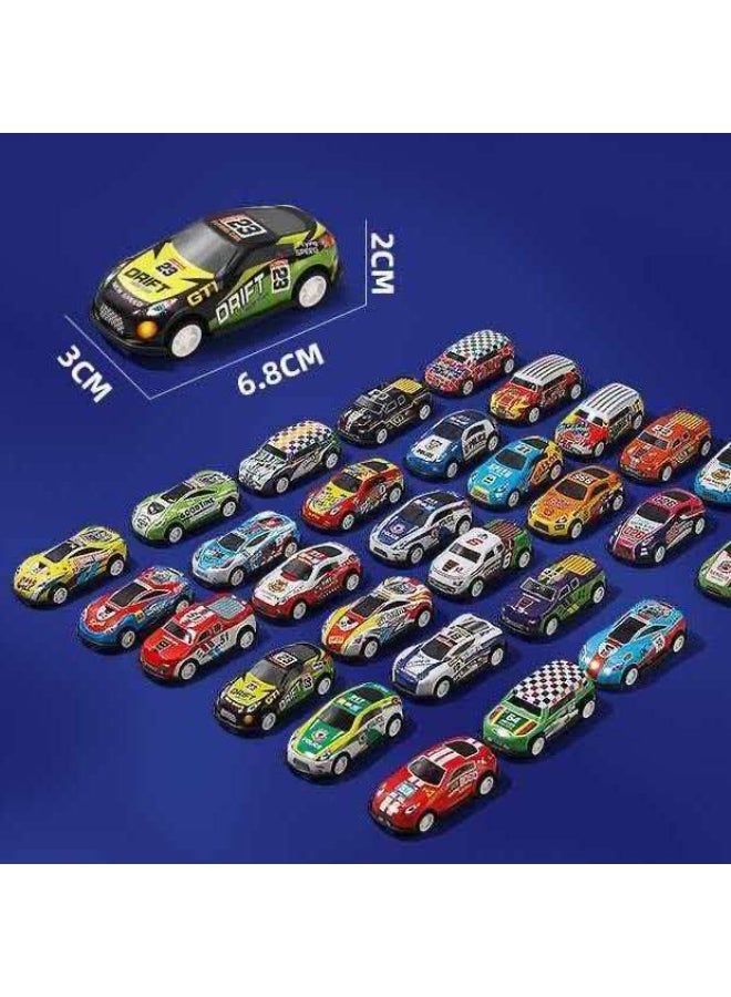 48pcs Pull Back Play Vehicles Car Toy Set,Alloy Racing Die-cast Vehicles Set, Mini Metal Cars Model with Garage Storage Case – Educational & Fun Toy for Boys and Girls Ages 3+ - Image 5