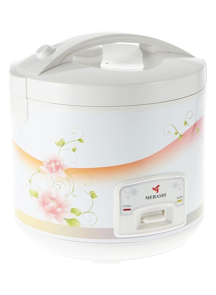 Mebashi ME-RC728 Rice Cooker 2.8L, White - Image 1