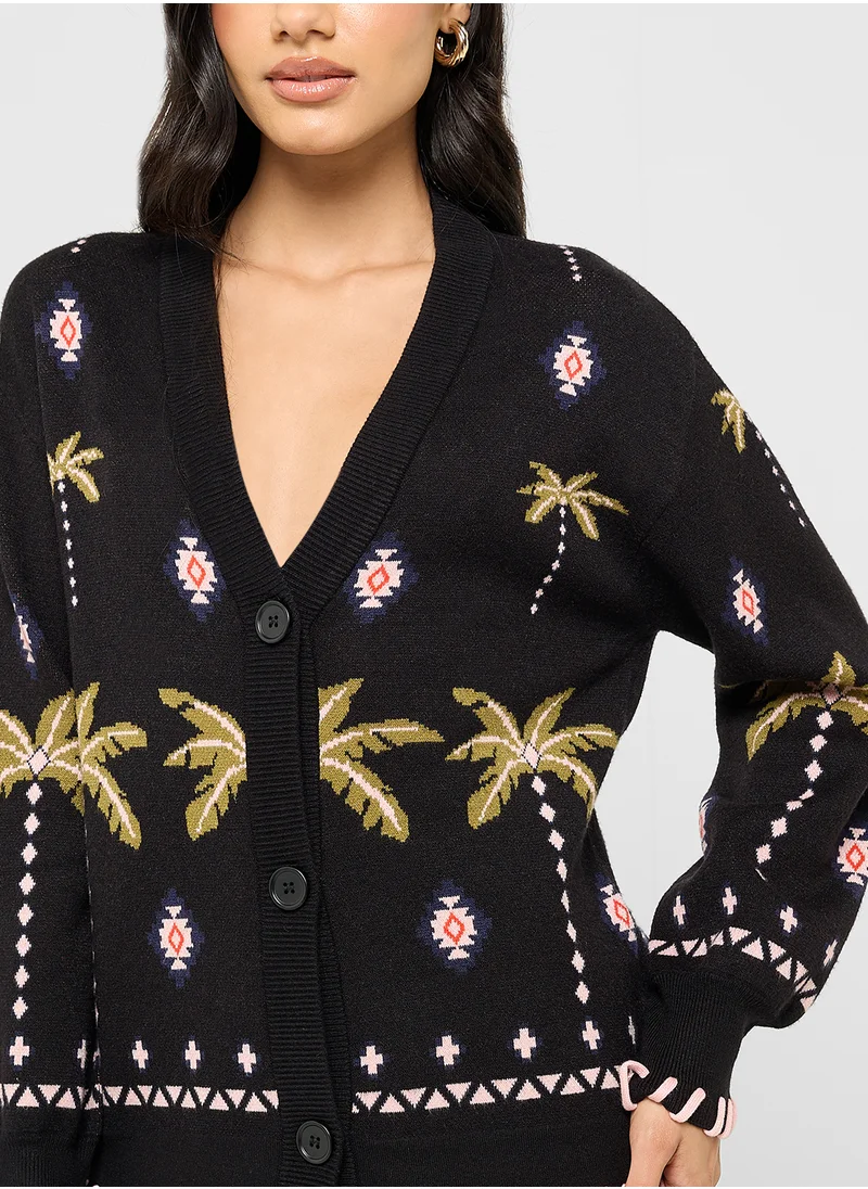 Never fully Dressed Embroidered Knitted Cardigan