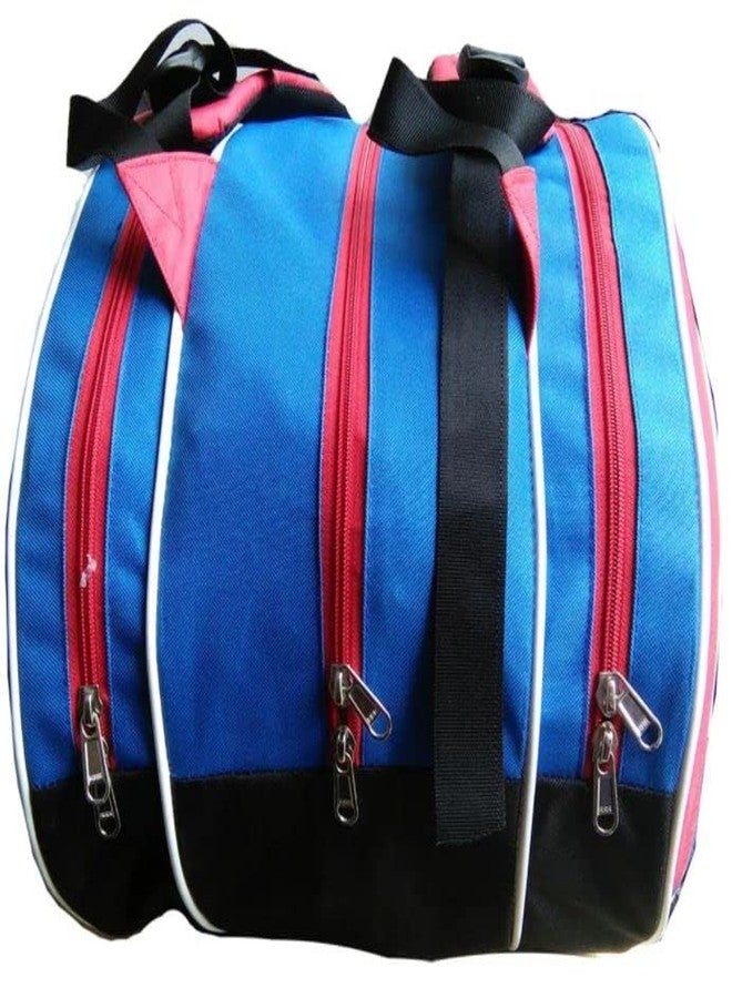 THRAX GTX Series Badminton Kit Bag Red and Blue - Image 3