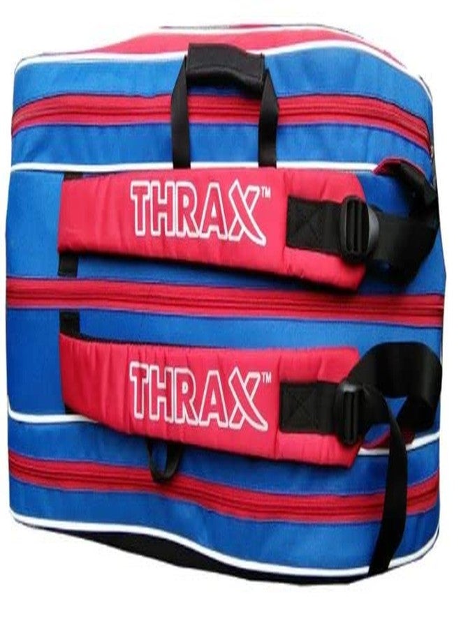 THRAX GTX Series Badminton Kit Bag Red and Blue - Image 4