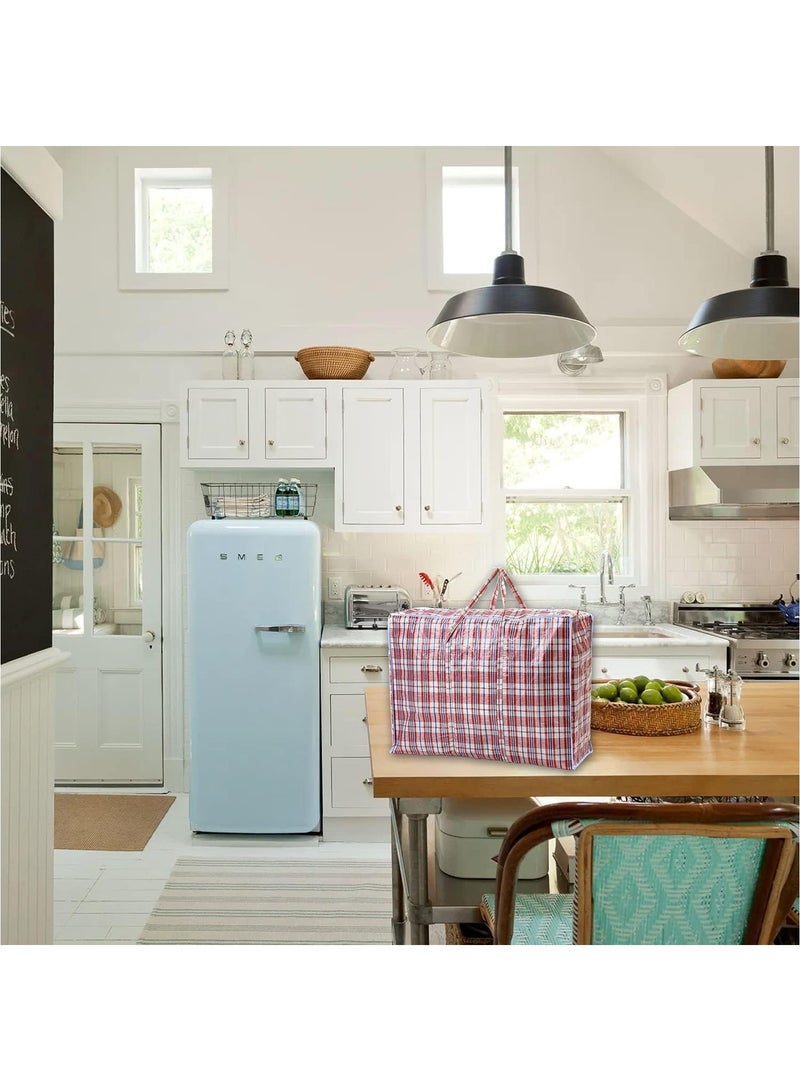 MARKQ Laundry Bags With Zip And Handle 2 Pack Heavy Duty Reusable Storage Bag For Clothes Moving House Grocery Shopping Bag Medium - 70 x 60 x 30 cm - Image 2