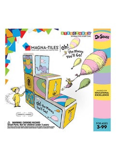 MAGNA-TILES 19 Piece Create-on Dr. Seuss Oh! The Places You'll Go! Magna-tiles Structure Set, Kids Building Toys For Ages 3+  - Image 1