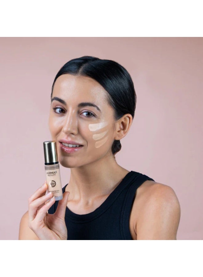 Armaf Beaute Parfaite Fix Liquid Foundation Mocha - 27ml, Long-Lasting 24Hr Wear Lightweight Full Coverage Foundation for Smooth, Matte, Flawless Complexion - Image 2