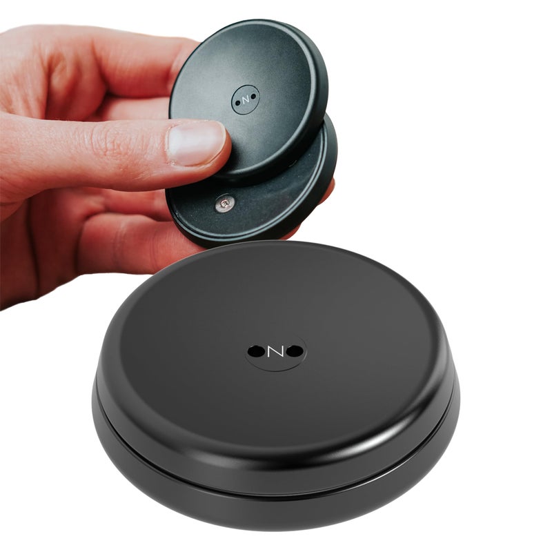 ONO Slider - Handheld Fidget Toy for Adults | Help Relieve Stress, Anxiety, Tension | Promotes Focus, Clarity | Compact, Portable Design (Black - Aluminum) - Image 1