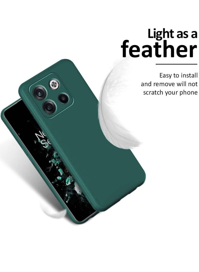 Olliwon Camera Protection Ultra Slim Soft TPU Matte Silicone Case Cover For OnePlus 10T 5G Green - Image 4