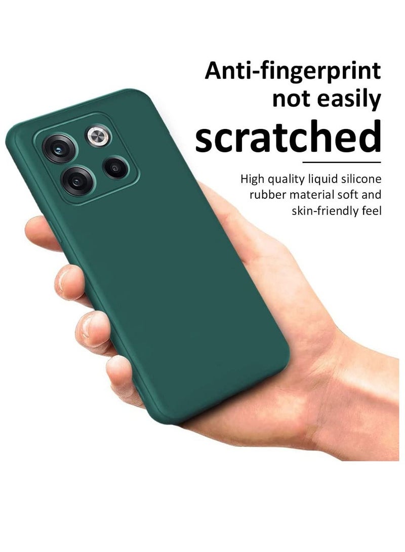 Olliwon Camera Protection Ultra Slim Soft TPU Matte Silicone Case Cover For OnePlus 10T 5G Green - Image 3