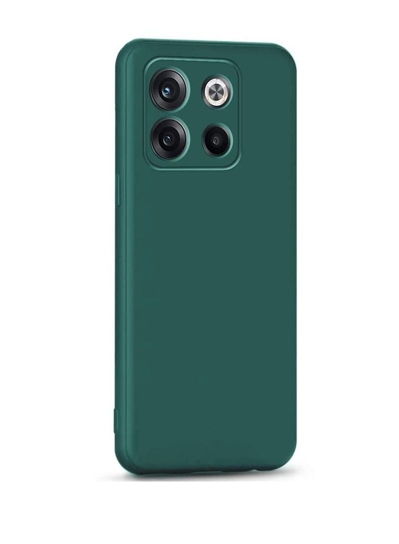 Olliwon Camera Protection Ultra Slim Soft TPU Matte Silicone Case Cover For OnePlus 10T 5G Green - Image 2