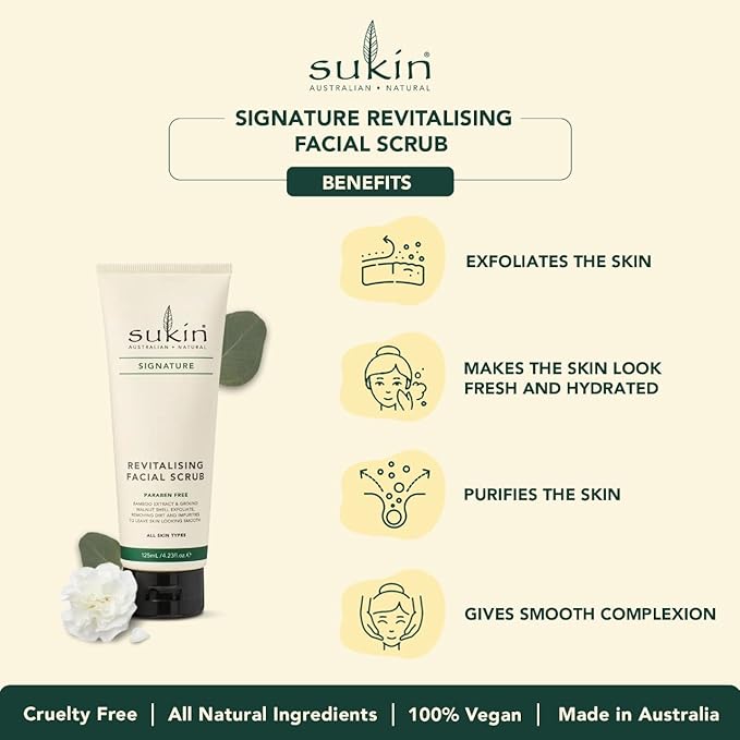 Sukin Revitalising Facial Scrub Pack of 2 - Image 3