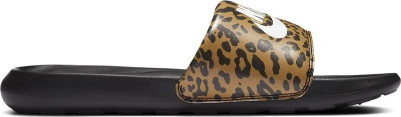 Nike W Victori One Slide Print Women's Black Casual Shoes - CN9676-700