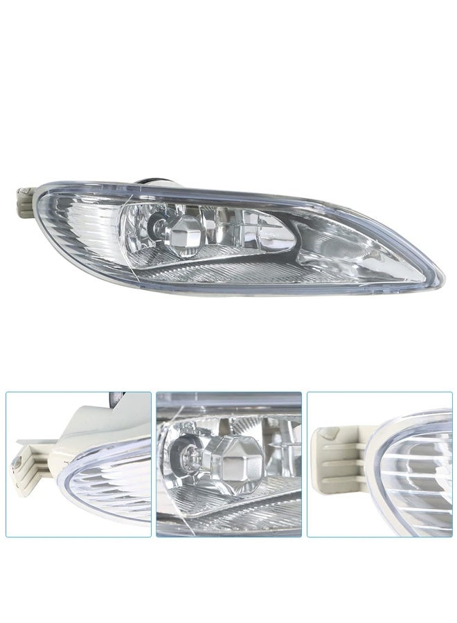 Fog Light (CM2003TY) Assembly Kit for Toyota Camry 2003, OEM Fit Front Bumper Fog Lamp Set with Wiring Harness, Switch and Relay, Clear PC Lens, 9006 12V 55W Halogen Bulb, Waterproof IP67, Direct Replacement, Left Right Pair, Car Fog Lights Upgrade - Image 4