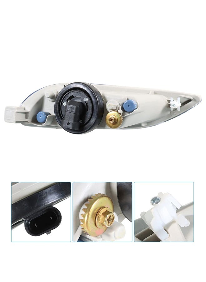 Fog Light (CM2003TY) Assembly Kit for Toyota Camry 2003, OEM Fit Front Bumper Fog Lamp Set with Wiring Harness, Switch and Relay, Clear PC Lens, 9006 12V 55W Halogen Bulb, Waterproof IP67, Direct Replacement, Left Right Pair, Car Fog Lights Upgrade - Image 5