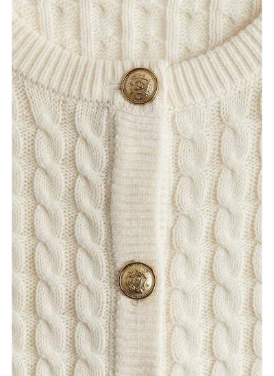 H&M Cable-knit cardigan