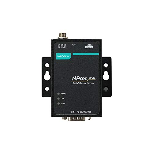 MOXA NPort 5150A - 1 Port RS-232/422/485 Serial Device Server, 0 to 60øC Operating Temperature - Image 1