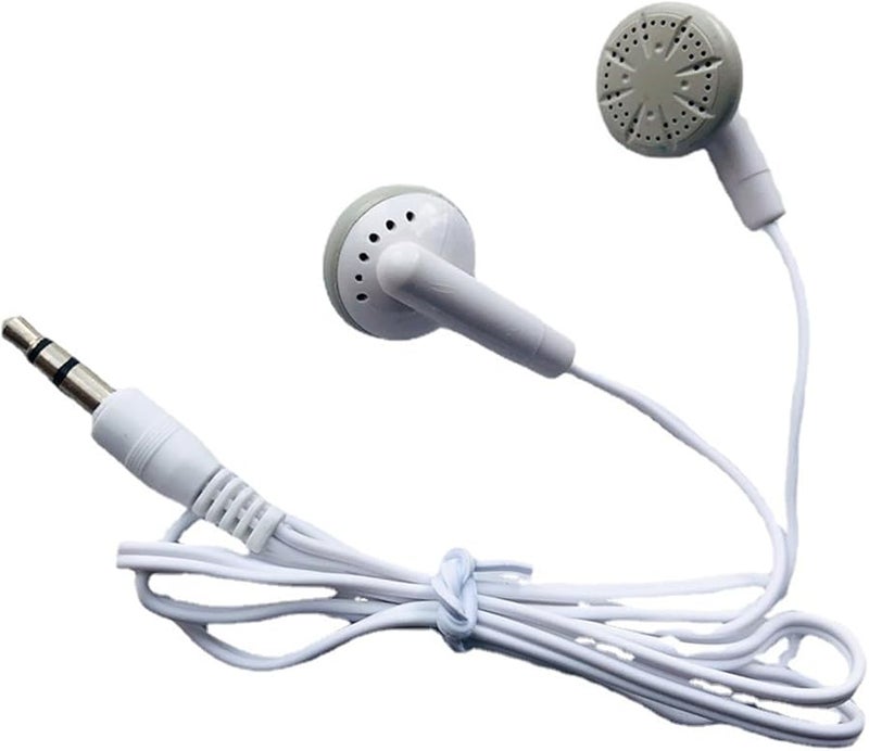 Black Corded Headphones 3 5mm Earphones 60cm PVC Cable Durable for MP3 Players Mobile - Image 2