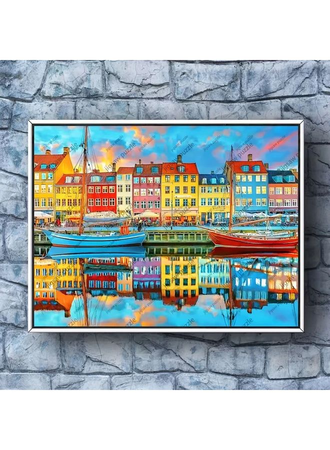 1314 قطعة من أحجية الصور المقطوعة 19.69x27.56 بوصة ورق متميز ديكور حائط DIY هدية للمنزل - Image 4