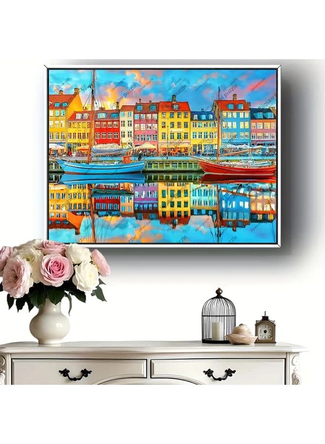 1314 قطعة من أحجية الصور المقطوعة 19.69x27.56 بوصة ورق متميز ديكور حائط DIY هدية للمنزل - Image 5