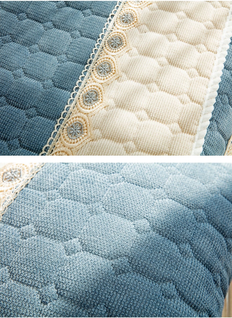 Sharpdo Sofa Slipcover Sofa Cover 4 Seater Four Seasons Corduroy Sofa Seat Cushion Thick Sofa Protector Anti-slip 110*240CM  - Image 5