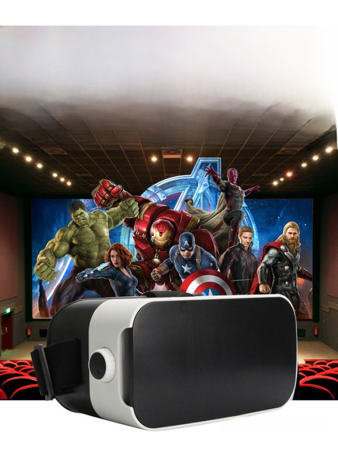 Mobile Phone Vr Virtual Reality 3dVRi7 Glasses Direct Panoramic Mini Head-mounted Glasses-Color:White  - Image 4