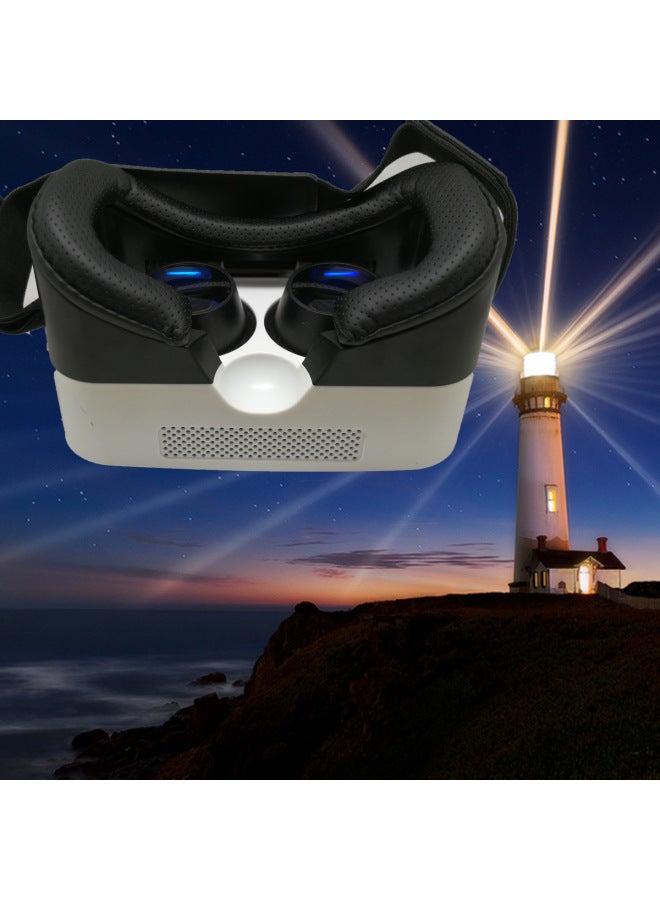 Mobile Phone Vr Virtual Reality 3dVRi7 Glasses Direct Panoramic Mini Head-mounted Glasses-Color:White  - Image 3