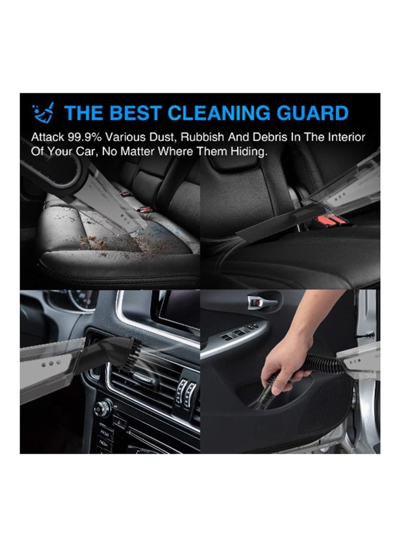 Car Vacuum Cleaner Portable Super Suction Hand Vacuum Cleaner with HEPA Filter for Home Pet Hair Car Cleaning Meet Various Needs in Vehicle & House, Wireless Portable Vacuum - Image 3