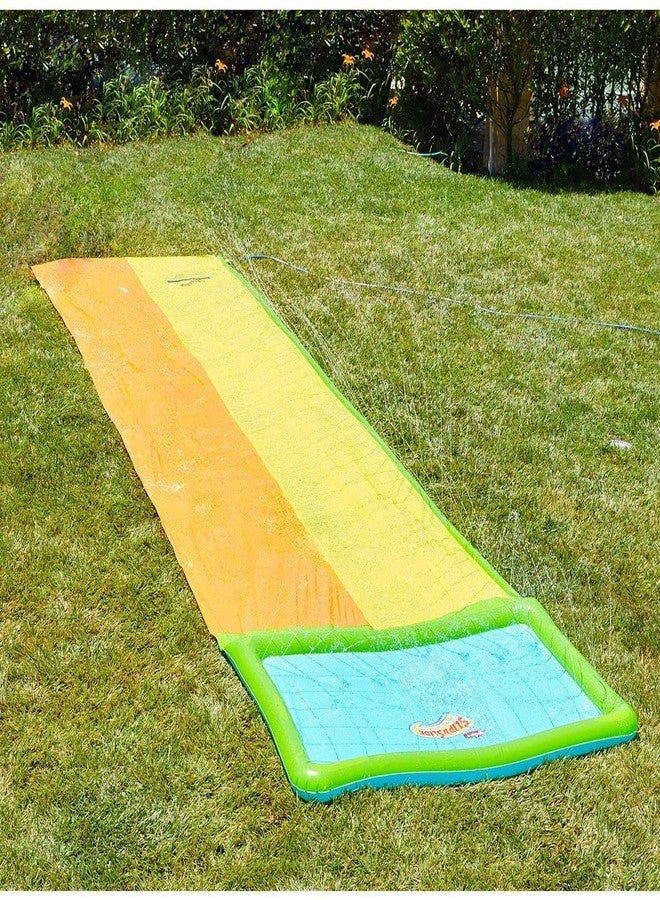 Wham-O Slip N Slide 18ft Double Lanes Water Slides with Splash Pool Area and 2 Bodyboards, Extra-Long Backyard Slides for Summer Outdoor Water Parties Activities - Image 4