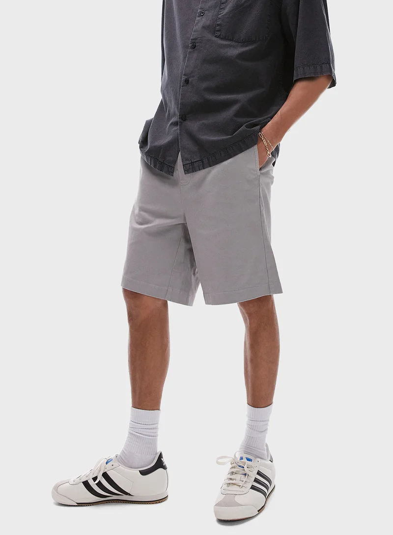 TOPMAN Straight Fit Shorts