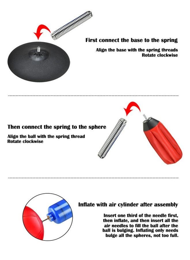 ZCM-HAPPY - Tabletop Suction Cup Inflatable Decompression Boxing Ball - Image 1